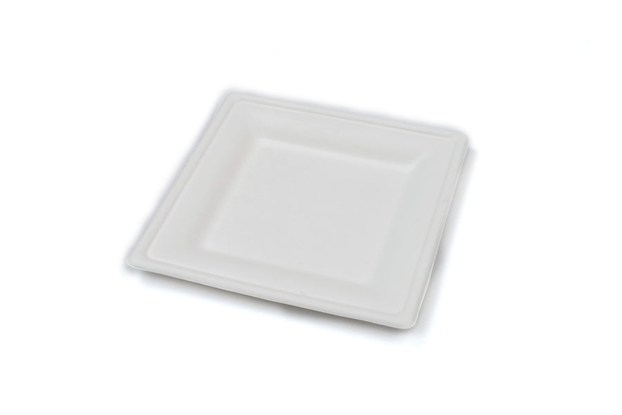 20cm x 20cm Sugarcane Bagasse Square Plate