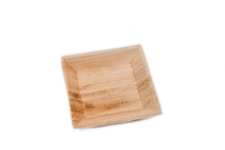 18cm x 18cm Square Palm Leaf Plate