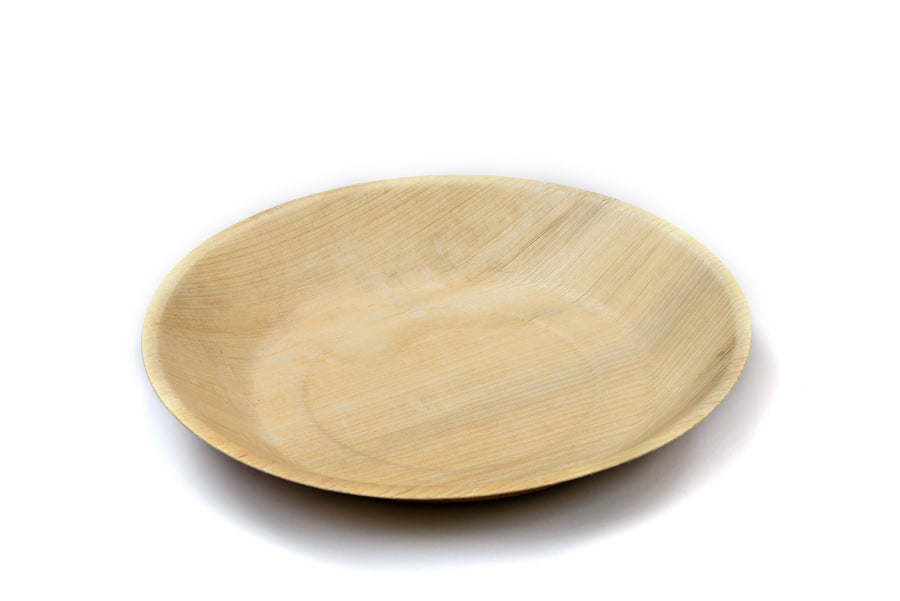 20cm Round Palm Leaf Bowl