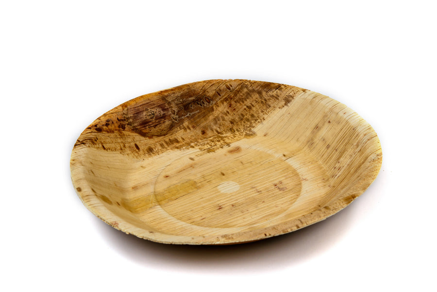 22cm Round Palm Leaf Plate