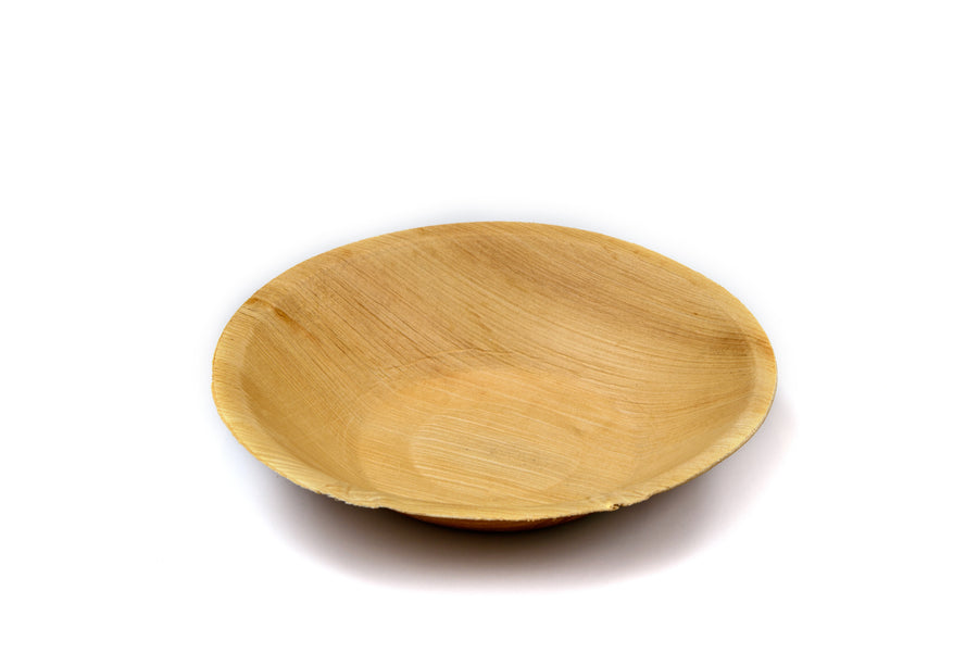 18cm Round Palm Leaf Bowl