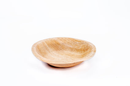 13cm Round Palm Leaf Bowl