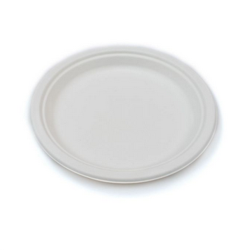 9" Sugarcane Bagasse Round Plate