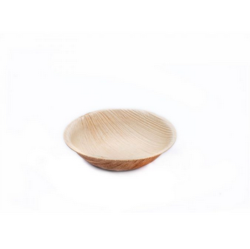 9cm Round Palm Leaf Bowl