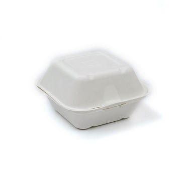 Compostable Hinged Small Burger Box